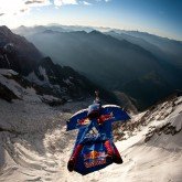 Base jump de pe...Mont Blanc!