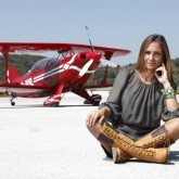 Diana Gomes da Silva - singura femeie pilot de acrobatie din Portugalia