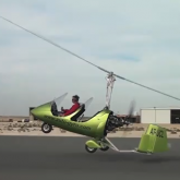 Zbor gratios cu girocopterul pe vant puternic | VIDEO SENZATIONAL