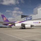 Cum arata primul A380 al celor de la THAI Airlines