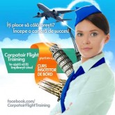 Castiga un curs de insotitor de bord oferit de Carpatair Flight Training
