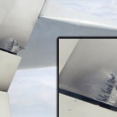 Alaska Airlines si un mesaj sinistru scris pe flaps, pe care un pasager l-a citit in timpul zborului