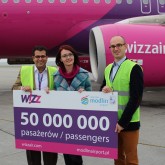 Sarbatoare la Wizz Air: a zburat pasagerul cu numarul 50.000.000!