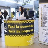 Reorganizarea taximetriei din Aeroportul Otopeni - benefica | Dovada o face numarul mare de comenzi realizate de la ghiseul special amenajat