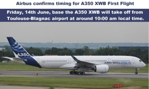 zbor airbus a350 xwb 300x180 Maine Airbus A350 XWB va decola pentru prima oara!
